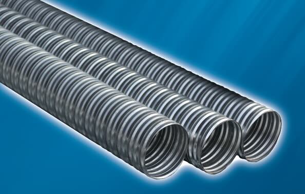 QSM金属波纹管，由镀锌或黑带低碳钢带螺旋缠绕制成，结构简单、抗渗耐压、强度高、柔性好，适用于后张法预应力混凝土孔道系统。